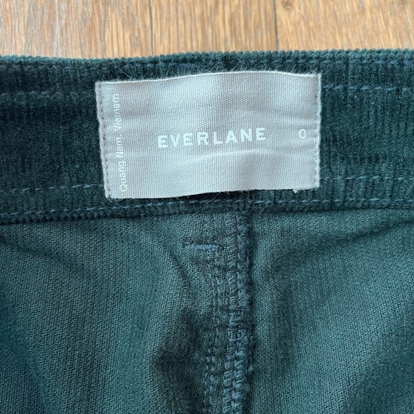Everlane The Corduroy Wide-leg Pant Scarab (deep green) Size 0 - Picture 8 of 8